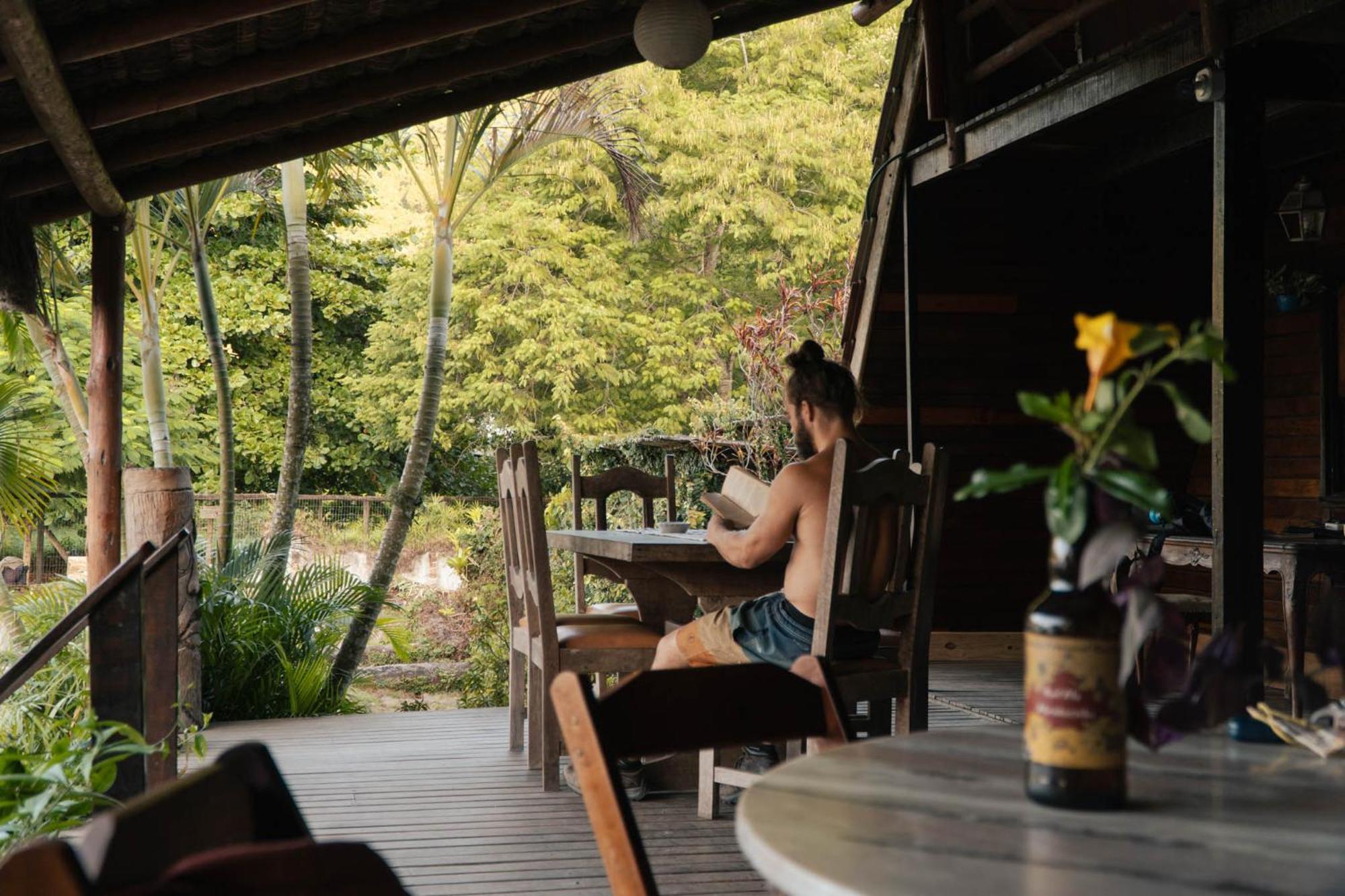 O Chale - Vila Do Abraao, Ilha Grande Eksteriør billede